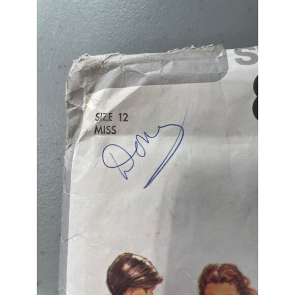 70s Simplicity 8483 Sewing Pattern Size 12 Misses Dress Top Pants Shorts CUT - Picture 3 of 7